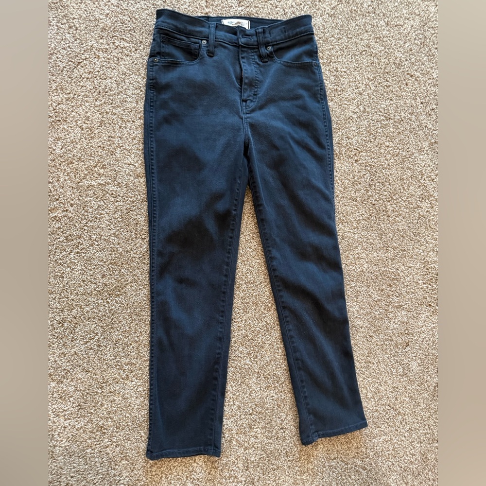Madewell Women's Dark Blue Straight Leg Jeans
